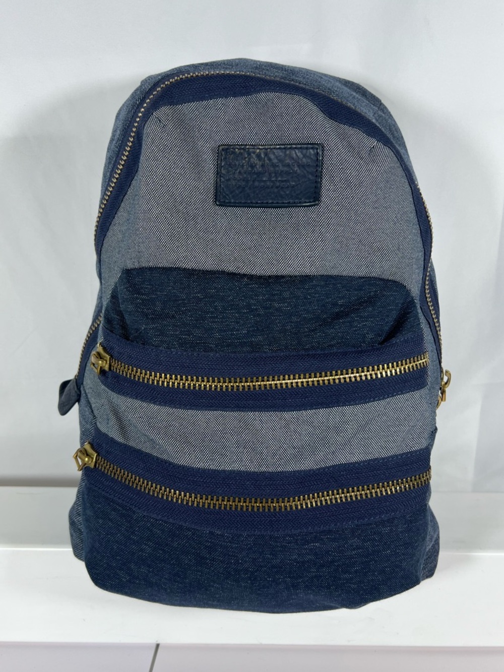 4061: Marc by Marc Jacobs Standard Supply Denim Backpack